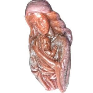 Hand crafted limited edition "Our lady" Mother and child candle